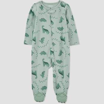 Carter's Just One You®️ Baby Boys' Dino Footed Pajama - Green