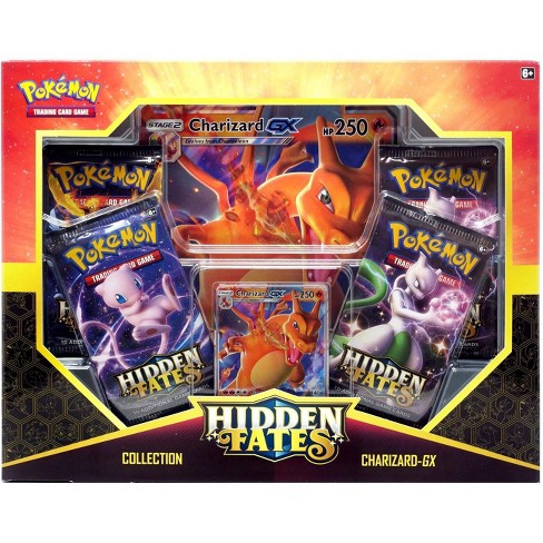 Pokemon Trading Card Game Sun And Moon Hidden Fates Charizard Gx Collection Box