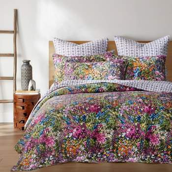Basel Floral Quilt and Pillow Sham Set - Levtex Home