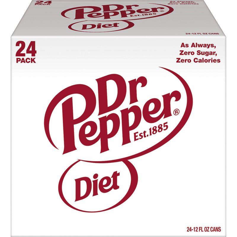 Diet Dr Pepper Soda - 24pk/12 fl oz Cans, 2 of 8