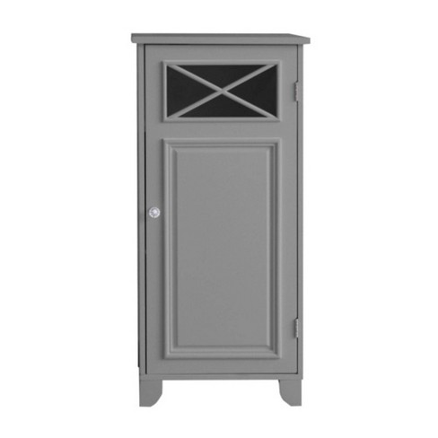 Elegant Home Fashions Dawson Floor Cabinet with Single Door White