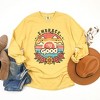 Simply Sage Market Women's Embrace The Good Sunset Long Sleeve Garment Dyed Tee - 3 of 4
