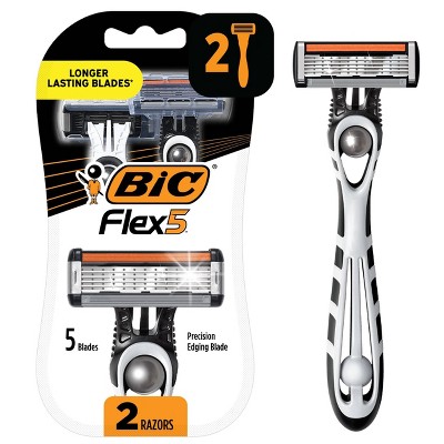 BiC Men's Flex 5 Blades Sensitive Disposable Razors - 2ct