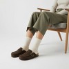 CUSHIONAIRE Canoe Genuine Suede Clogs for Women Footwear with Moc Toe Design – Casual Slip On Womens Shoes - 4 of 4
