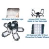 5 Star Super Deals Garage Led Light Bulb 180W LED w/ 10 Adjustable Leaf Aluminum Panels, 256 LEDs, E26/E27 6000K - 7200LM Ceiling Fixture - 2 of 4