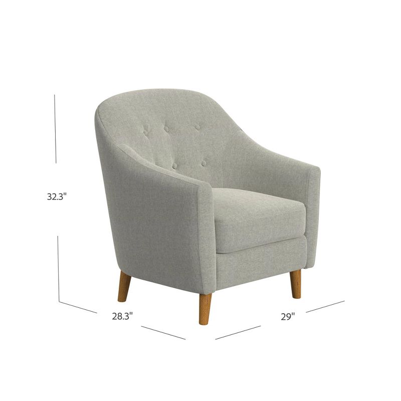 Button Tufted Accent Chair - HomePop, 2 of 11