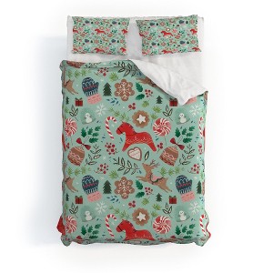 Pimlada Phuapradit Christmas gingerbread Duvet Cover + Pillow Sham(s) - Deny Designs - 1 of 4