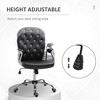 TiramisuBest Black PU Leather Office Chair, Adjustable Height, Tilt & 360¡ã Swivel, 264 lbs Max Load - 4 of 4