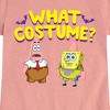 Girls' - SpongeBob SquarePants - What Costume Fitted Short Sleeve Graphic T-Shirt - 2 of 4