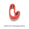 Unique Bargains Biscuit Cutter Medium Candy Cane Cookie Cutter Hand Washable Stainless Steel Plastic 2"x3.1"1.6" 1Pcs - 3 of 4