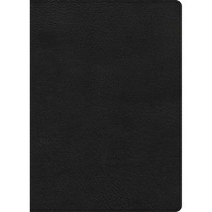 CSB Study Bible, Large Print, Digital Study Edition, Black Leathertouch, Indexed - by  Csb Bibles by Holman (Leather Bound) - 1 of 1