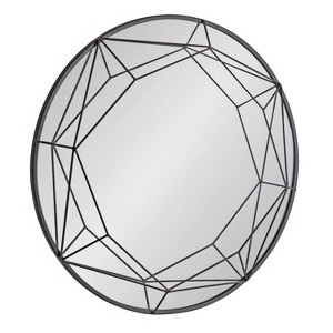 30" Keyleigh Round Wall Mirror - Kate & Laurel All Things Decor - 1 of 4