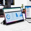 SideTrak Solo Pro 15.6" Freestanding Touchscreen Portable Monitor for Laptop - IPS Full HD 1920x1080 USB LED Display with Kickstand- Black - 2 of 4