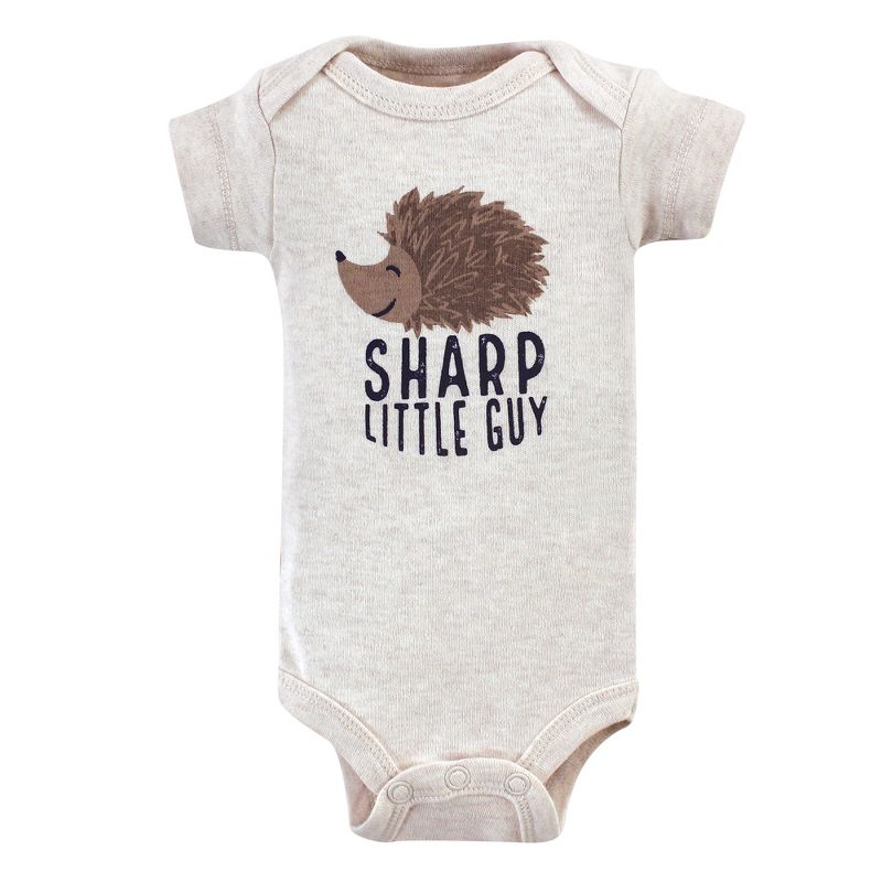 Touched by Nature Baby Boy Organic Cotton Preemie Layette 4pc Set, Hedgehog, Preemie, 5 of 7