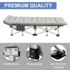 SUGIFT Portable Folding Camping Cot with Mattress And Carry Bag 75" x 28" - 2 of 4