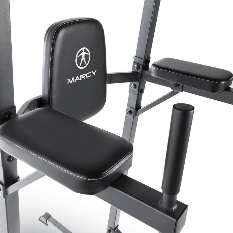 Marcy Power Tower with Ab Crunch Station and Chin Up Bar Home Gym, 5 of 17