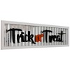 Northlight "Trick or Treat" Halloween Metal Wall Sign with Wood Frame - 27.5" - image 3 of 4