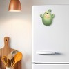 Unique Bargains Refrigerator Magnet Irregular Shape Yellow 1Pc - 2 of 3