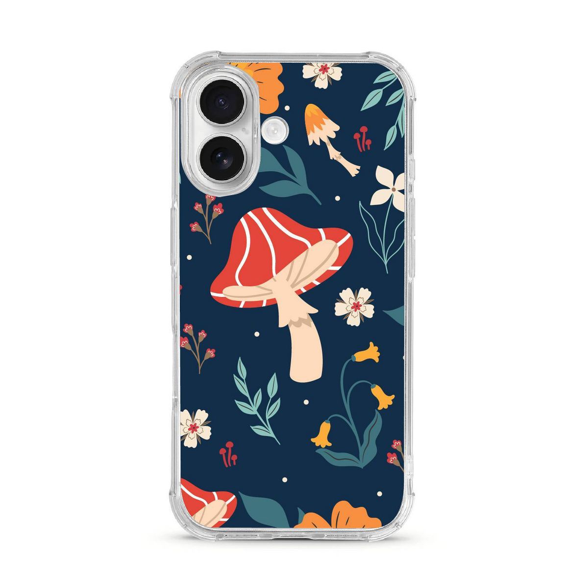 OTM Essentials Tough Edge iPhone 16 Case - Fungi Forest Shrooms