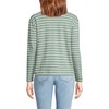 Lands' End Women's Long Sleeve Mariner Jersey Crewneck Tee - 2 of 4
