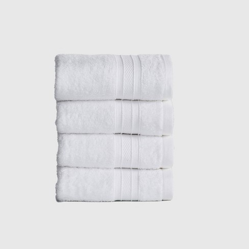 SKL Home Casual Monogram Letter X Bath Towel, white, cotton