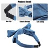 Unique Bargains Women's Double Bow Knot Fashion Headband 1.34 Inch Wide 1 Pc - 3 of 4
