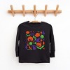 SmileyWorld Halloween Silhouette - Toddler Long Sleeve Graphic Tee and Youth Long Sleeve Graphic T-Shirt - 3 of 4