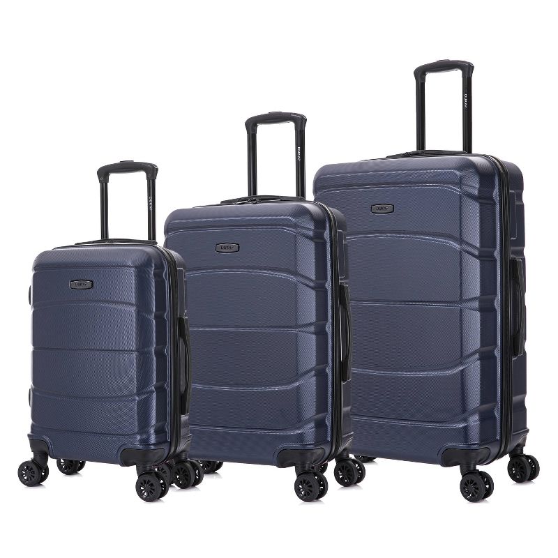 DUKAP Sense 3pc Lightweight Hardside Spinner Luggage Set, 1 of 16