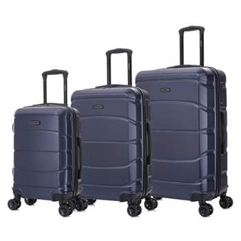 DUKAP Sense 3pc Lightweight Hardside Spinner Luggage Set