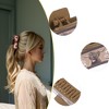 Unique Bargains Women's Highland Cattle Hair Claw Clips 1 Pc - 4 of 4
