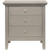 NicBex 24 Inch Nightstand with 3 Drawers,End Table,Wood Side Table with Round Knob Handles for Bedroom,Living Room - 3 of 4