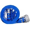 Syemin Drip Irrigation 50Ft Heavy Duty Pool Backwash Hose, Reinforced Water Discharge Pump Hoses for Swimming Drain Pools, Blue, 3"*3"*3" - 4 of 4