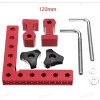 GOTGELIF 2 Set Precision Clamping Square L-Shaped Ruler Woodworking Clamp - 120mm - 2 of 4