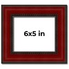 PosterPalooza | Photo Size Weathered Red Picture Frame - UV Acrylic, Foam Board Backing, Hanging Hardware - 2 of 4