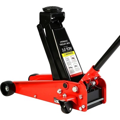 3 Ton Low Profile Floor Jack with Quick Lift Pump, Floor Jack Lifting Range 5.1"-20", Capacity 6,000 lb Car Jack Hydraulic AutoLifts for Home Garage