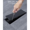 YAWWALK Luxury Black Linear Shower Drain with Removable Cover, 11.81" x 4.33", Rectangle - 3 of 4