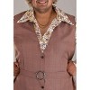 HalloweenCostumes.com Men's Plus Size 70's Vest Costume - 3 of 4