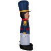 Gemmy Christmas Inflatable Toy Soldier, 4 ft Tall, Multi - 4 of 4