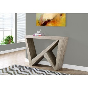 CAVINAS Narrow Console Table with Asymmetrical Base Design,Stylish Minimalist Entryway Table,Modern Couch Table for Living Room - 1 of 4
