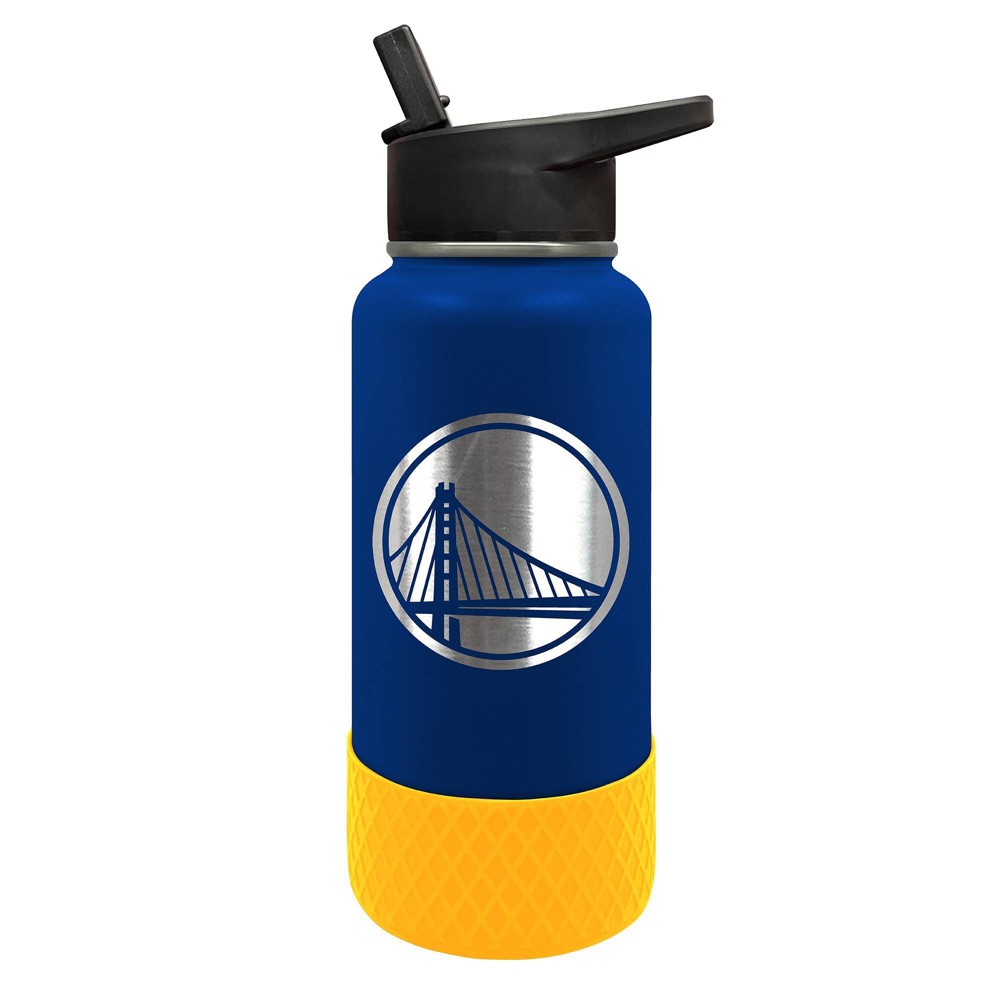 Photos - Glass NBA Golden State Warriors 32oz Thirst Hydration Water Bottle