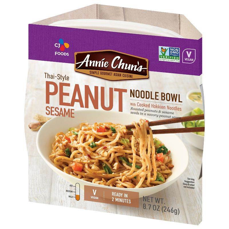 Annie Chun&#39;s Vegan Noodle Bowl Peanut Sesame - 8.7oz, 6 of 9