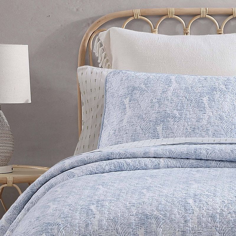 Distressed Water Leaves Cotton Quilt Set - Tommy Bahama, 3 of 12