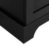 Gulches Black 2-Door Storage Cabinet - Adjustable Shelf MDF Organizer with Anti-Tipping Device for Bathroom, Office, Kitchen & Entryway - 3 of 4