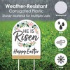 Big Dot of Happiness Religious Easter - Party Decorations - Christian Holiday Party Welcome Yard Sign - 3 of 4