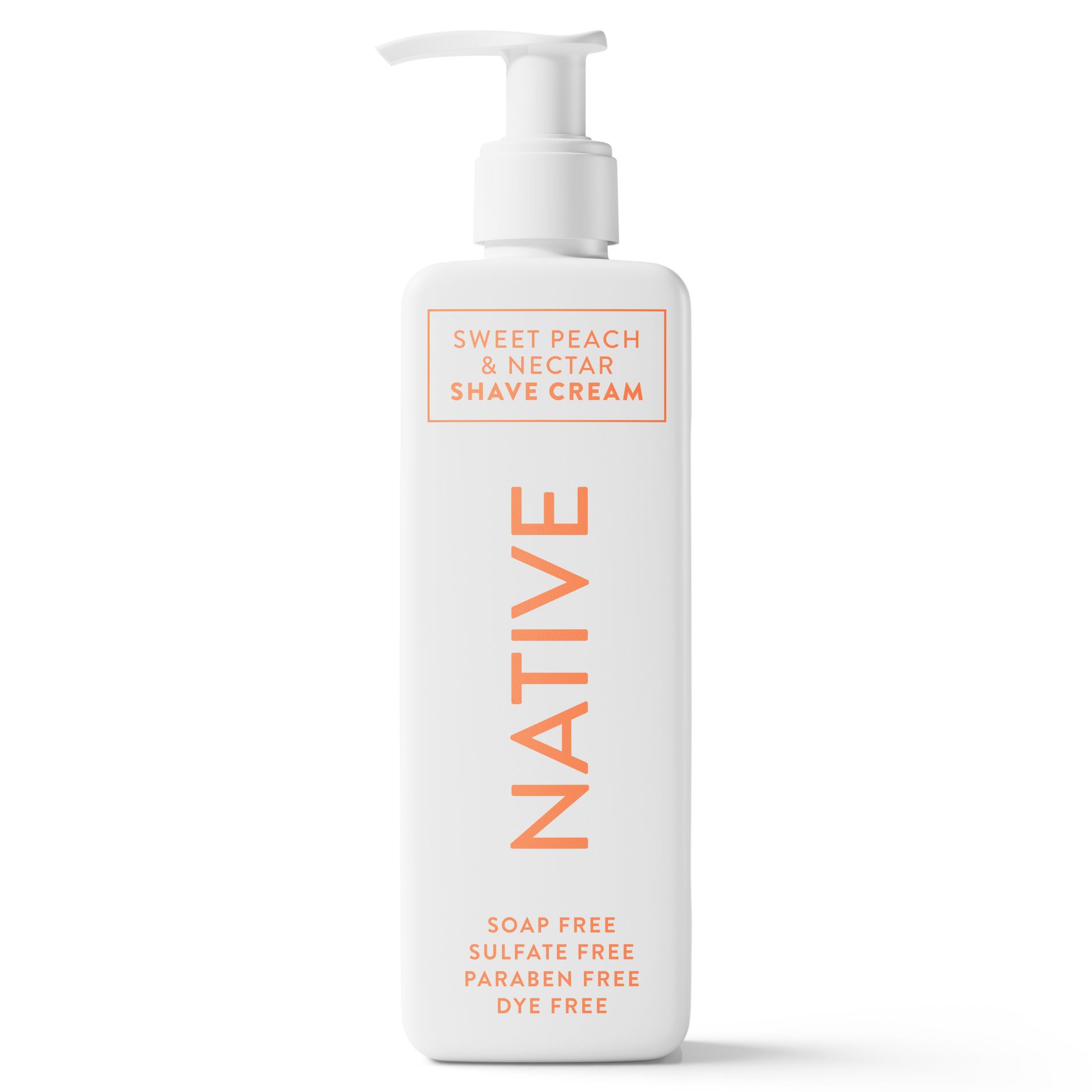 Native Sweet Peach & Nectar Shaving Cream - 7.6 fl oz