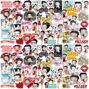 Betty Boop Vinyl Large Deluxe Stickers Variety Pack - 1 of 4
