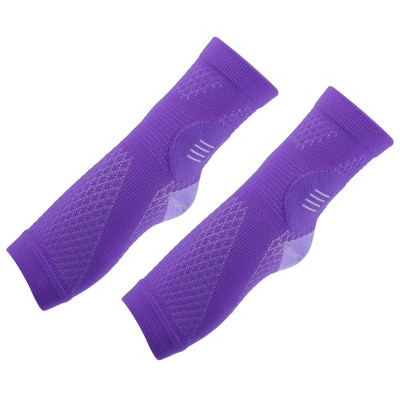 Unique Bargains Nylon Sport Compression Ankle Sleeve Socks 1 Pair