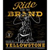 Women's Yellowstone Dutton Ranch Cowboy Ride For The Brand T-Shirt - image 2 of 4