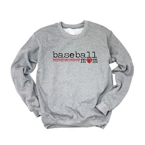 Simply Sage Market Women's Graphic Sweatshirt Baseball Mom Colorful - 1 of 3