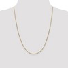Black Bow Jewelry 1.8mm, 14k Yellow Gold, Flat Wheat Chain Necklace - 2 of 4